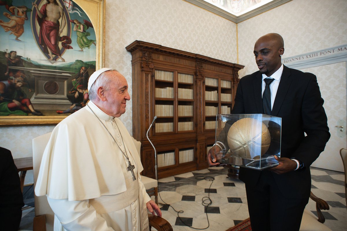 “We're extremely honored for this opportunity to come to the Vatican and share our experiences with <a href="/Pontifex/">Pope Leo XIV</a>. His openness and eagerness to discuss these issues was inspiring and a reminder that our work has had a global impact and must continue moving forward.” - <a href="/KyleKorver/">Kyle Korver</a>