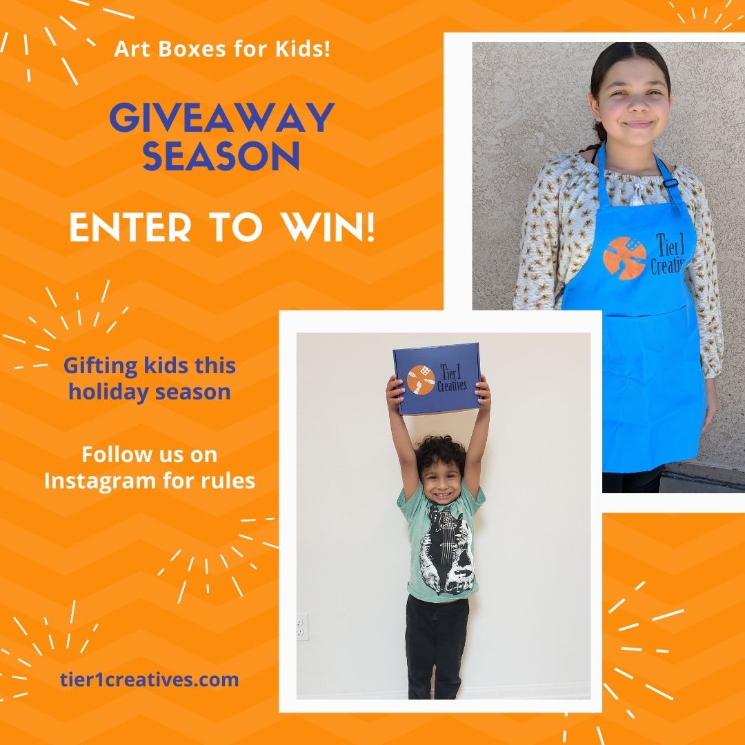 tier1creatives's tweet photo. 🎉'Tis the season for GIVEAWAYS🎉

Art box comes with a guided activity &amp; art materials for kids to enjoy!

1. Follow IG @tier1creatives ⁣
2. Tag 3 friends!
3. Go subscribe https://t.co/ZImNnciFn3

U.S. entries only

#giveaway #giftsforkids #holidaygifts #holidayseason #smallbiz https://t.co/AbTyVCaycV