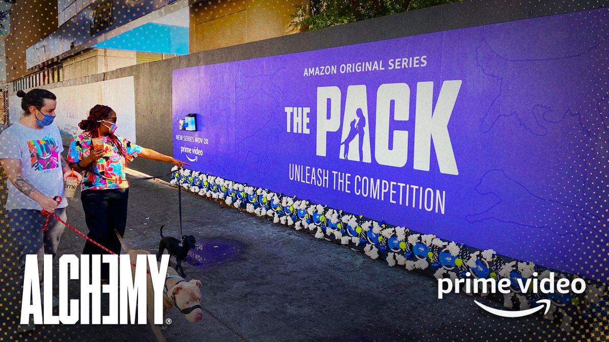 alchemy__media's tweet photo. Weโre proud to unveil these interactive barricades for our latest collaboration with @PrimeVideo.
Watch to see how we brought #ThePackonPrime campaign to life in #LosAngeles ๐https://t.co/5L13t43Oo3
#WeAreAlchemy #ThePack #ThePackTV #PackedWeekend
@rapport_US https://t.co/BHVnbTfVjE