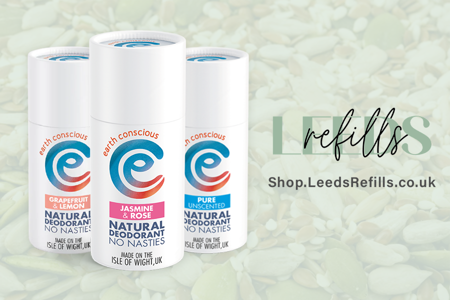 LeedsRefills's tweet image. 🍃 Are you aiming to reduce your #PlasticUse? Do just that with our Earth Conscious plastic-free deodorant, get yours at - Shop.LeedsRefills.co.uk