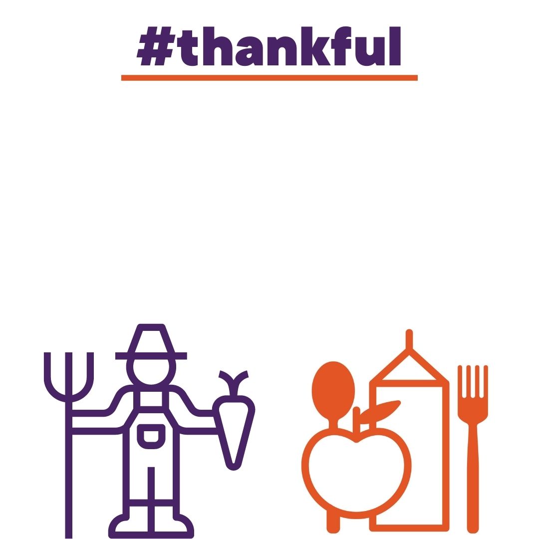 Hallie, a National Guard Soldier who is here with us on mission is #thankful for, "the farmers who produce our food we eat and work long hours to do so" - and how very true this is! We are incredibly grateful for all the farmers out there who help feed our communities!