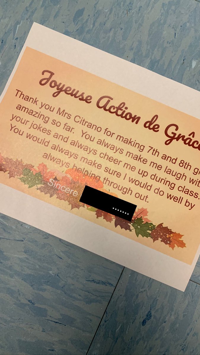 Mrs_Citrano's tweet photo. @VBfromVS’s  students expressed their gratitude &amp; I am grateful for THIS   😍 https://t.co/Q7HqRSSwld