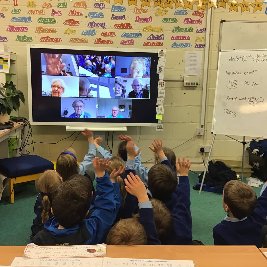 What an utterly heart warming end to the day on Monday in Year 1P. Half an hour spent playing games and ‘being with’ our friends at Elmbridge (albeit virtually). The smiles on both the children's and the residents' faces alike was just magical. #communityoutreach #ISOTY2020