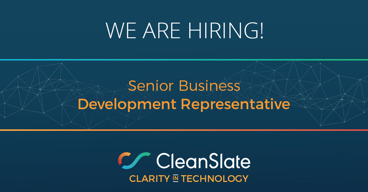 CleanSlate_TG's tweet photo. CleanSlate Technology Group is expanding our Sales team! If you have experience selling cloud offerings and you are able to articulate their value proposition to clients, this may be the ideal position for you. Learn more: https://t.co/x5UrLwy1Vj

#CSTG #Hiring #Sales #AWS #BDR https://t.co/8ZwaLoIoLS