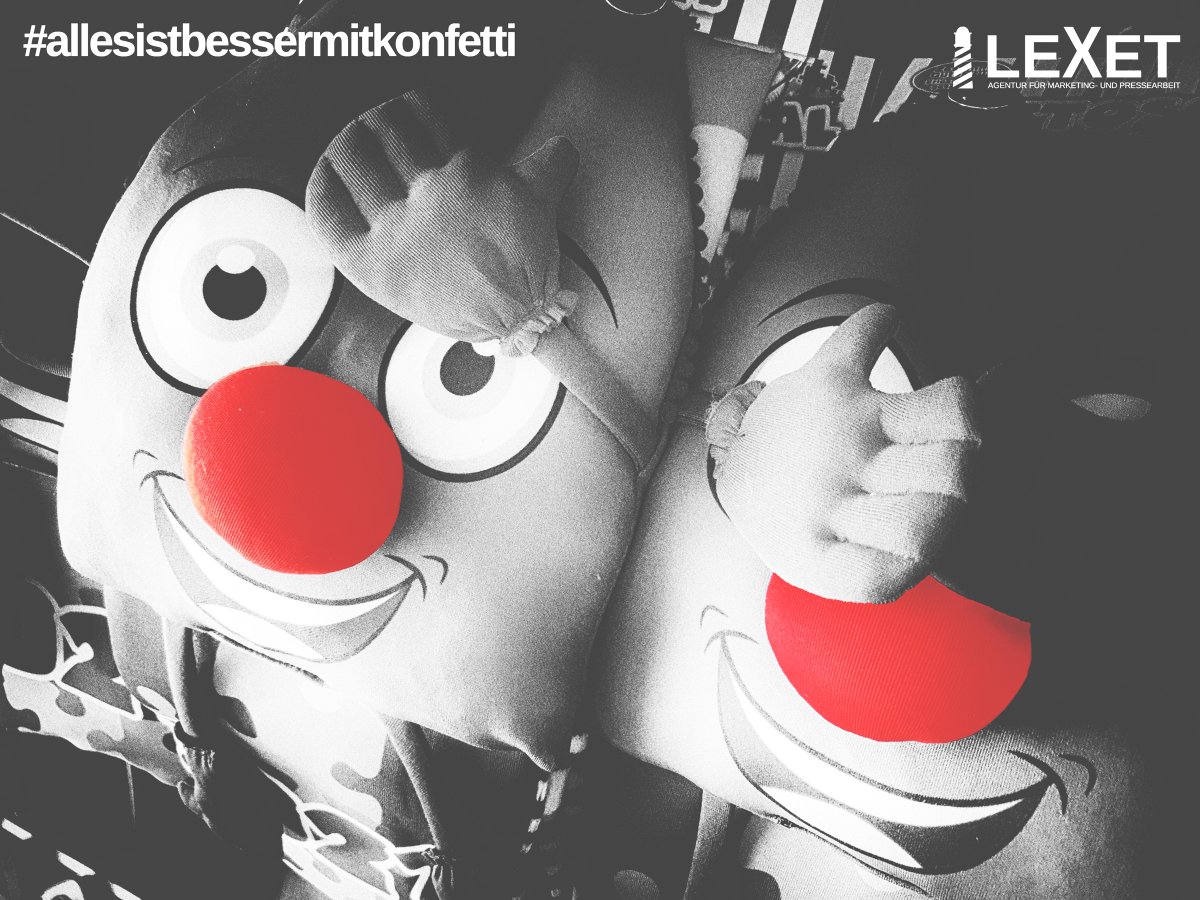 AgenturLexet's tweet photo. #allesistbessermitfonfetti #positiveenergie #lachenistdiebestemedizin #berufsoptimisten #zeitfürfreude https://t.co/4smvSLeeld