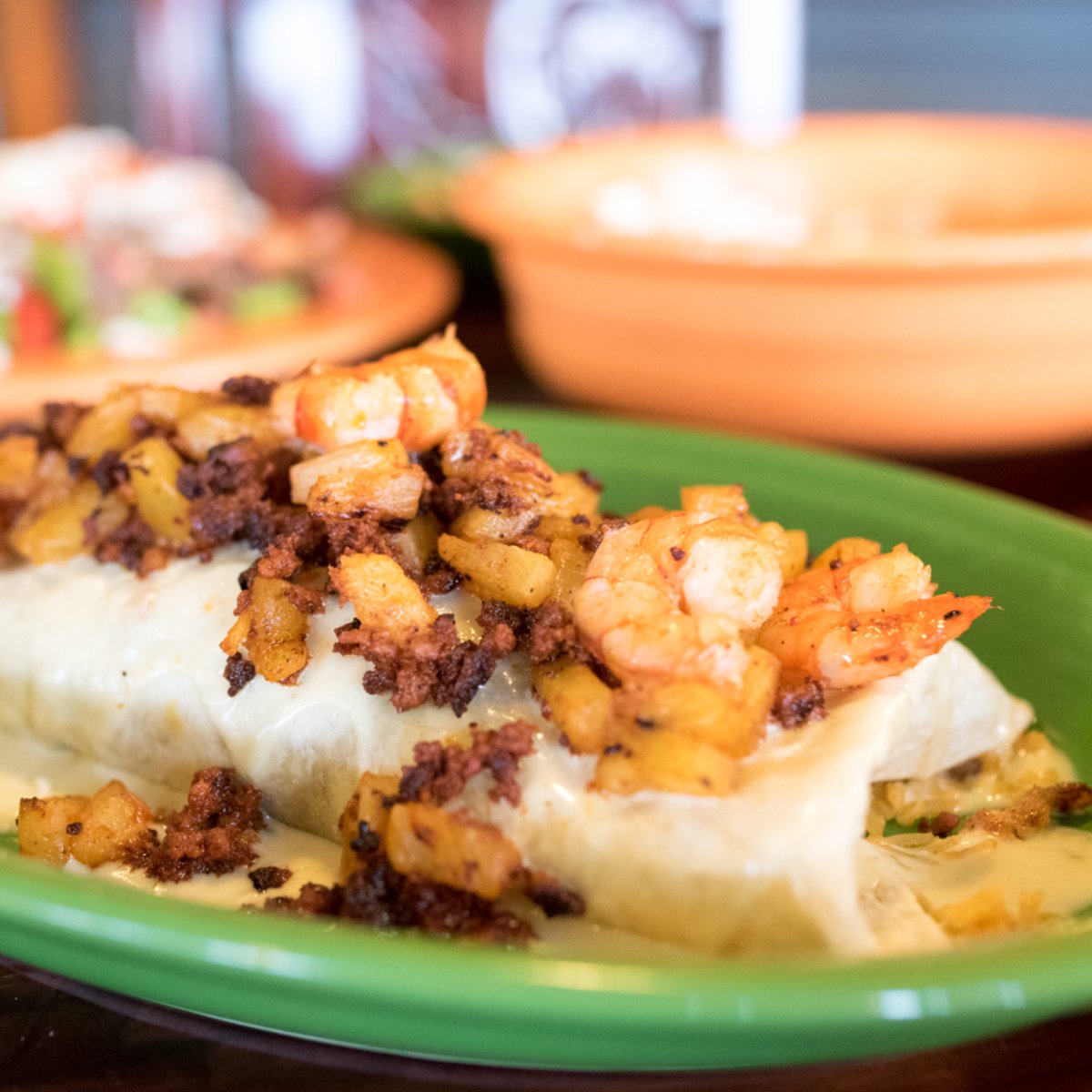 CasaDelRioMex's tweet photo. Turkey might be the star of the show on Thursday, but our shrimp burritos get the spotlight all year round. https://t.co/YrXKhYhvJN