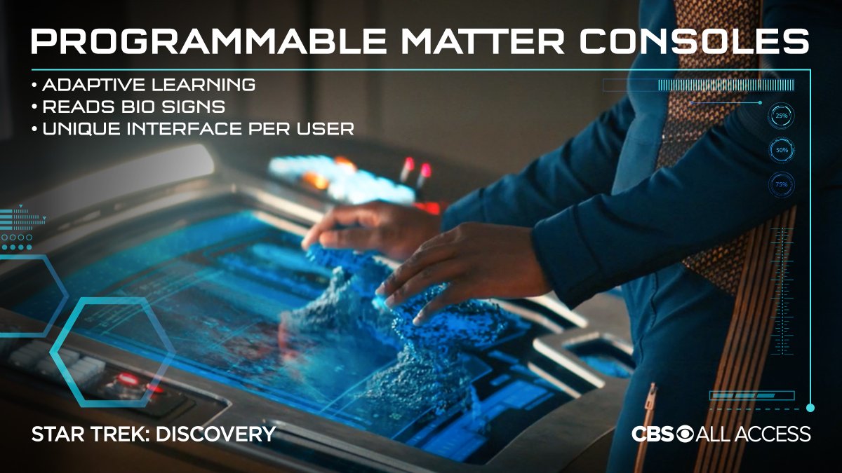 StarTrekOnPPlus's tweet photo. So many fun new things to play with. What was your favorite new piece of tech in the latest episode of #StarTrekDiscovery? https://t.co/gvVTlA8S5Y