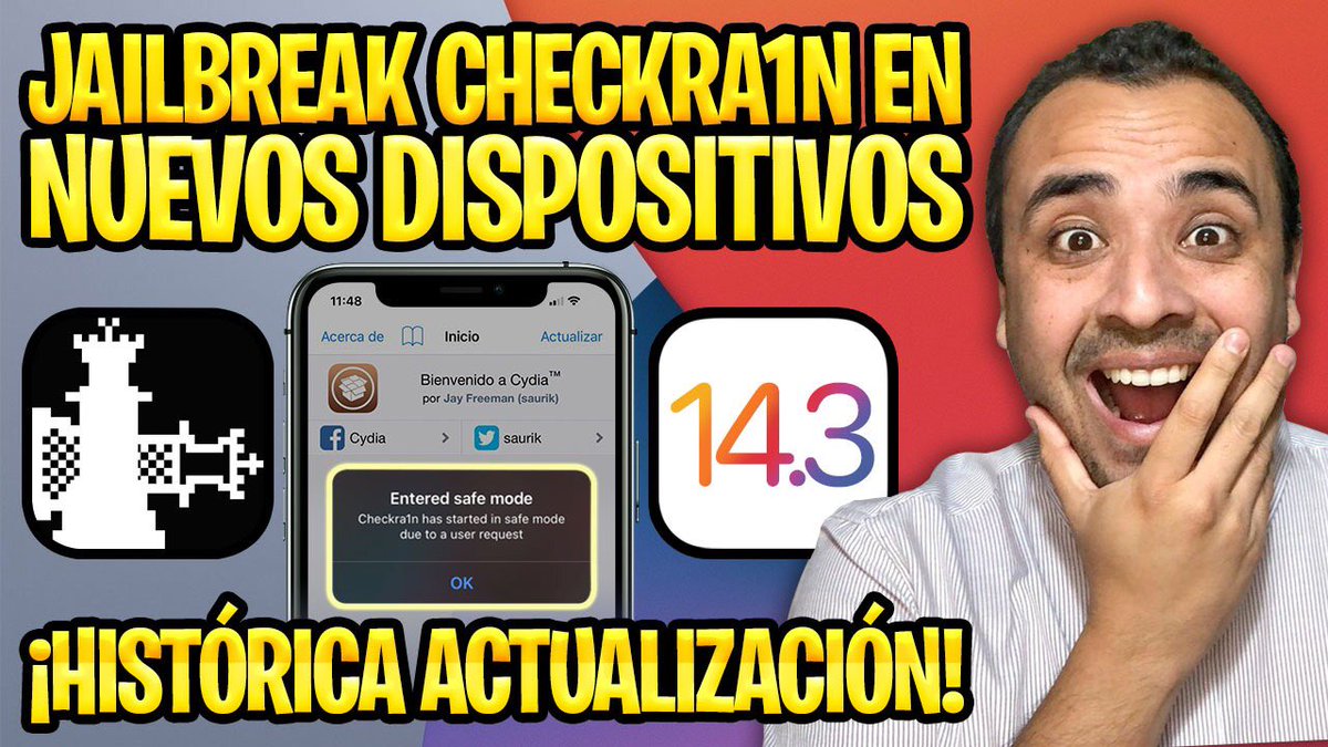 ProfeJuAntonio's tweet photo. 🔥 @Apple NO LO VIÓ VENIR Y NO HAY QUIÉN DETENGA AL #JAILBREAK DE #Checkra1n 💥
🎥https://t.co/RdtwWzVcEh
🚨 ¿Ya funciona el Código, #TouchID y #FaceID en la última v0.12.1⁉️
⚠️ Al fin disponible la solución cuando quedas en #respring infinito por usar tweaks no compatibles 📌 https://t.co/CV9bCVmyRU
