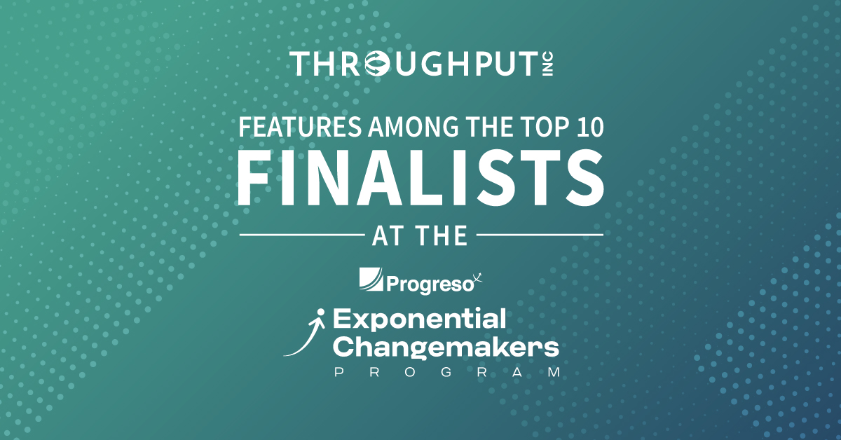 Welcome to the 2020 generation! Exponential Changemakers is at the most exciting stage of the program. Watch ThroughPut Inc. as we feature in the top 10 finalists and present our first pitch on 24th November. Make sure you tune in! - hubs.li/H0BmV0C0