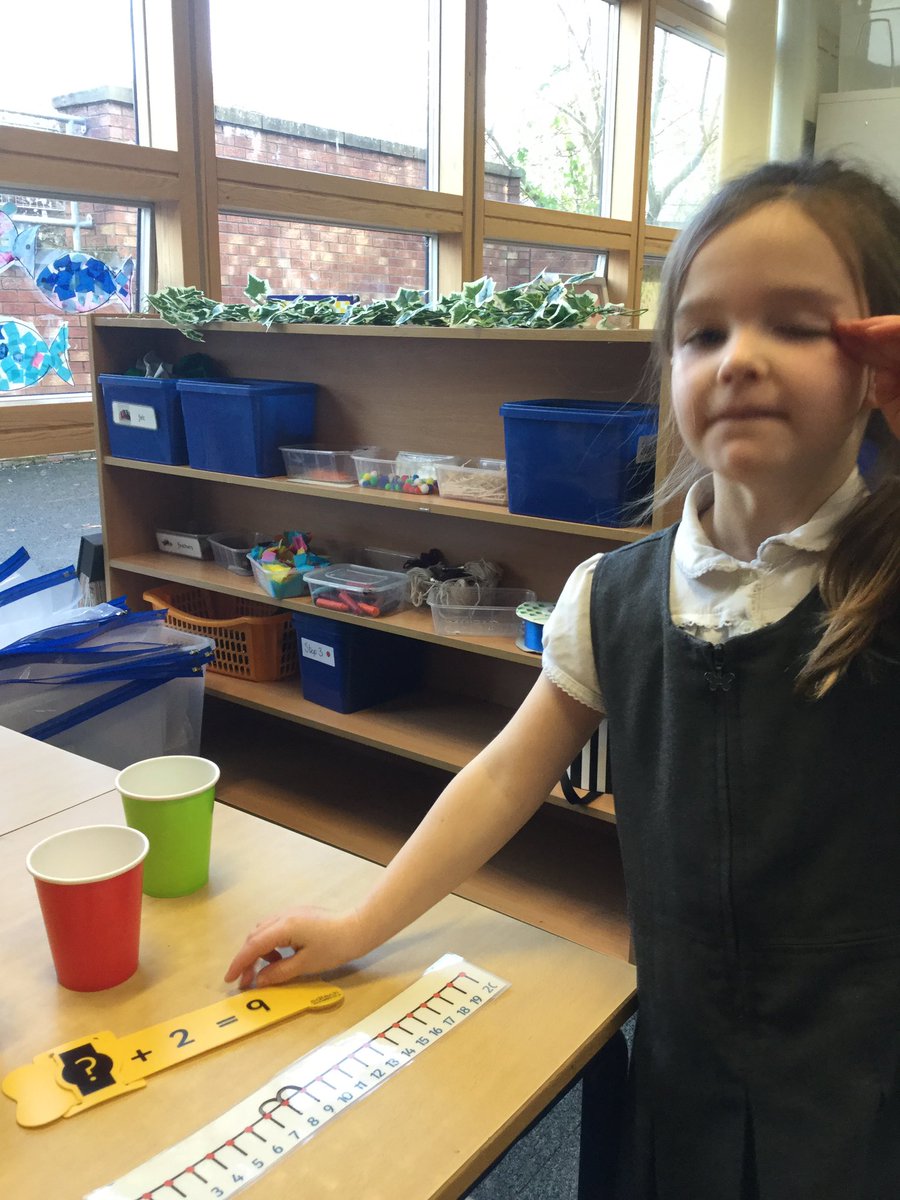 misspageLVPS's tweet photo. More confident individuals using their number line and concrete materials to complete addition problems 👍🏼 #LVPSMATHS #sealmaths #activemaths https://t.co/J54XLIEBe4