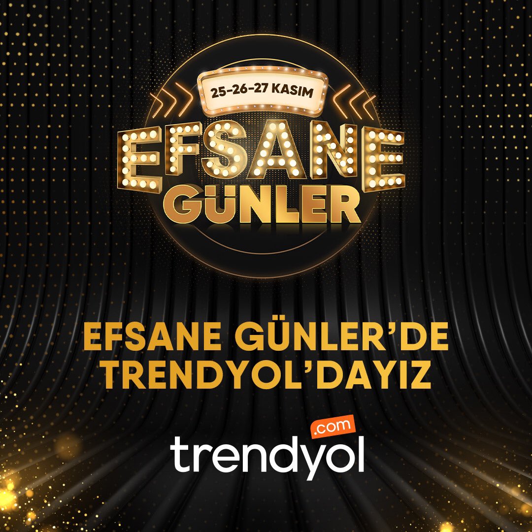 tekramarket's tweet photo. 25-26-27 Kasım’da ‘Efsane Günler’de Trendyol’dayız! 🎉

Beğendiğin ürünleri hemen favorile, indirimi bekle...
#tekramarketcom #trendyol #efsanegünler https://t.co/HMYQTWEY9v