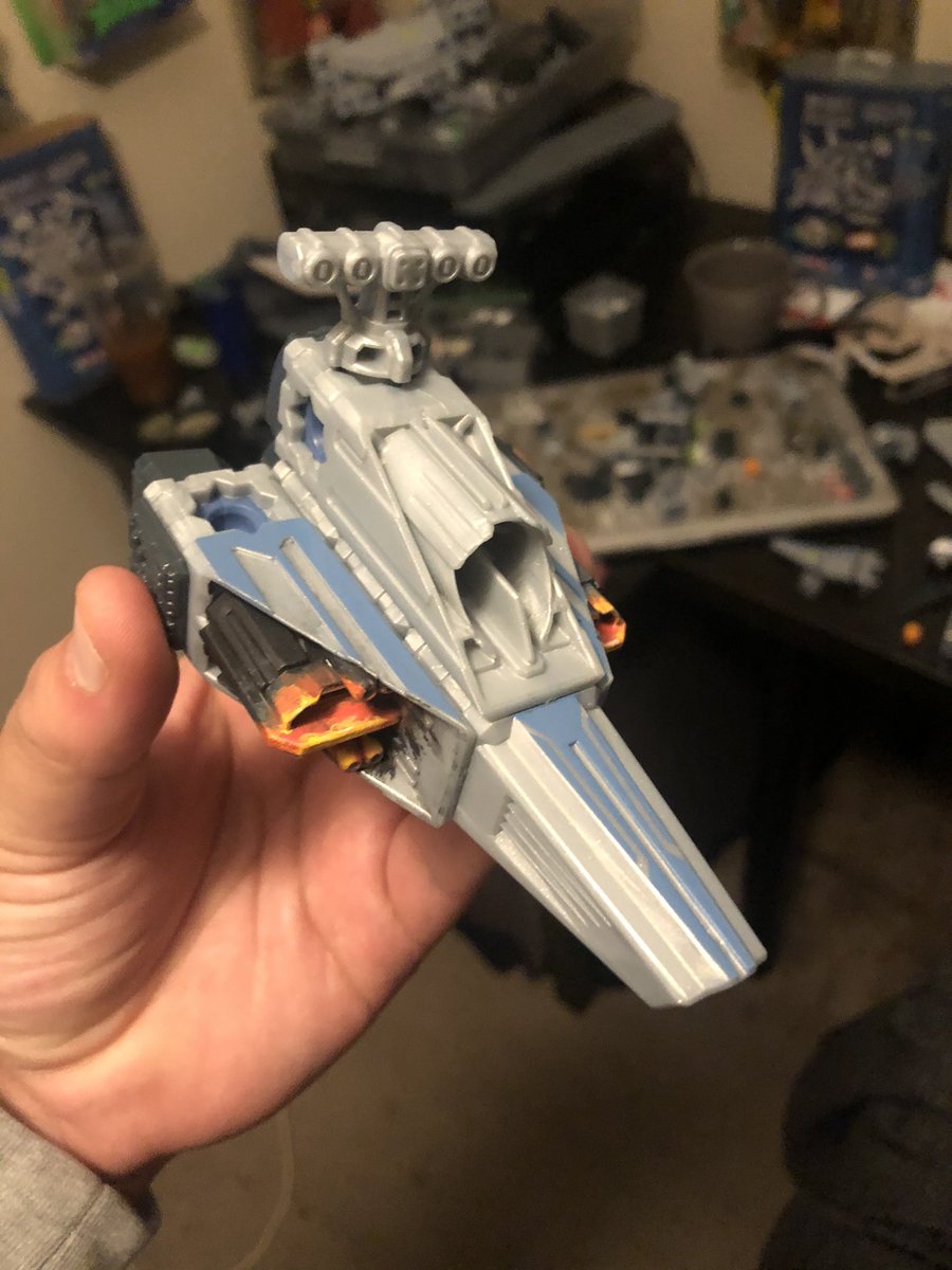 WarpedBuilds's tweet photo. Accidental Star Destroyer? #buildtobattle #microship #snapships #Starwars https://t.co/vrLDSYnZm1