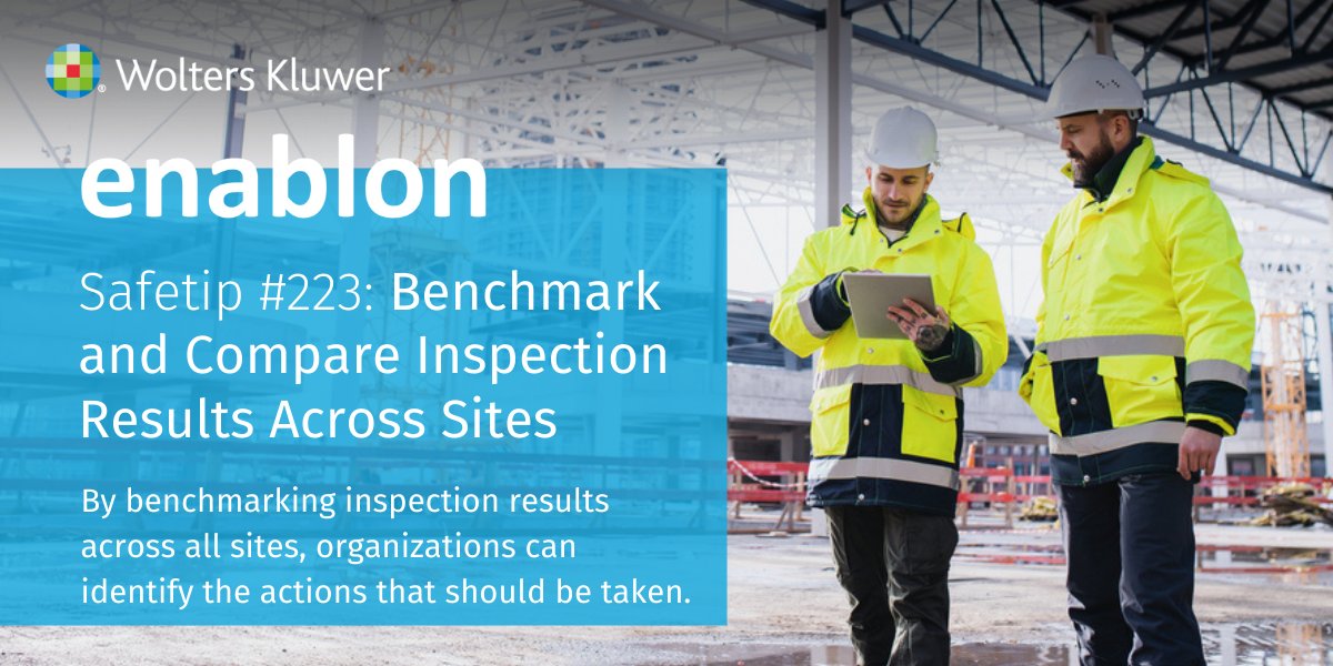 By benchmarking and comparing inspection results across sites, organizations can identify the actions that should be taken to drive continuous improvement. Learn more: enablon.com/blog/the-busin…