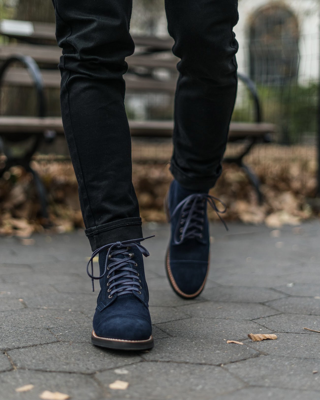 Thursday boots captain midnight best sale suede