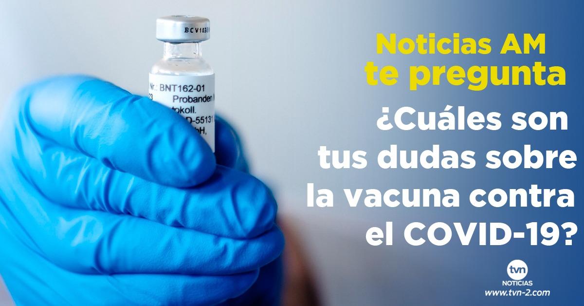 hechoenpma's tweet photo. Cuéntanos ¿Cuáles son tus dudas sobre la vacuna contra el COVID-19? Envíalas usando la etiqueta #VacunaPanamá a la cuenta de Twitter @tvnnoticias y mañana en Noticias AM tendrás la respuesta a tu inquietud. https://t.co/C7Ogxe0sIS