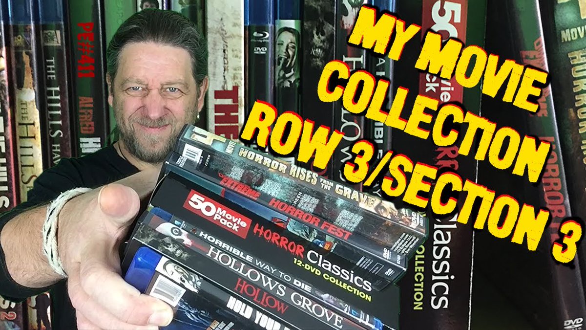 JohnDEllsworth's tweet photo. Check out my latest video "My Movie Collection Row 3 Section 3 - PE#411" #Horror #HorrorMovies #MovieCollection #DVDCollection #Monday #MondayMood #HorrorCollection #HorrorMovieCollection #YouTube #BluRayCollection #MondayMorning #GoodVibes
Watch Now: https://t.co/CNgTlwyOEs https://t.co/aw9LFXd0jg