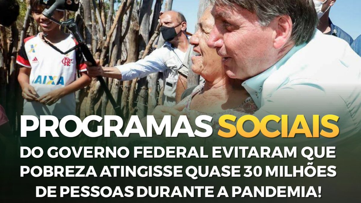 ZambelliCarla_'s tweet photo. Os programas sociais do @govbr evitaram que a pobreza no país subisse quatro pontos percentuais durante a pandemia. Sem iniciativas como o Auxílio Emergencial, o Bolsa Família e o Benefício de Prestação Continuada (BPC), o Brasil teria passado de uma taxa de 10,3%. https://t.co/bwThyEY6Bp