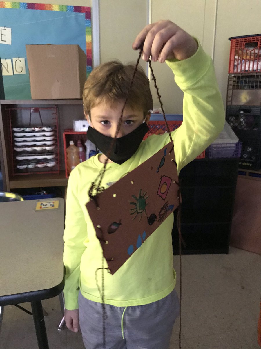 ArtRadabaugh's tweet photo. 2nd grade finished their bags inspired by Native American culture and natural resources. @NhcsArts @mcwredhawks https://t.co/brcvs30Ynw