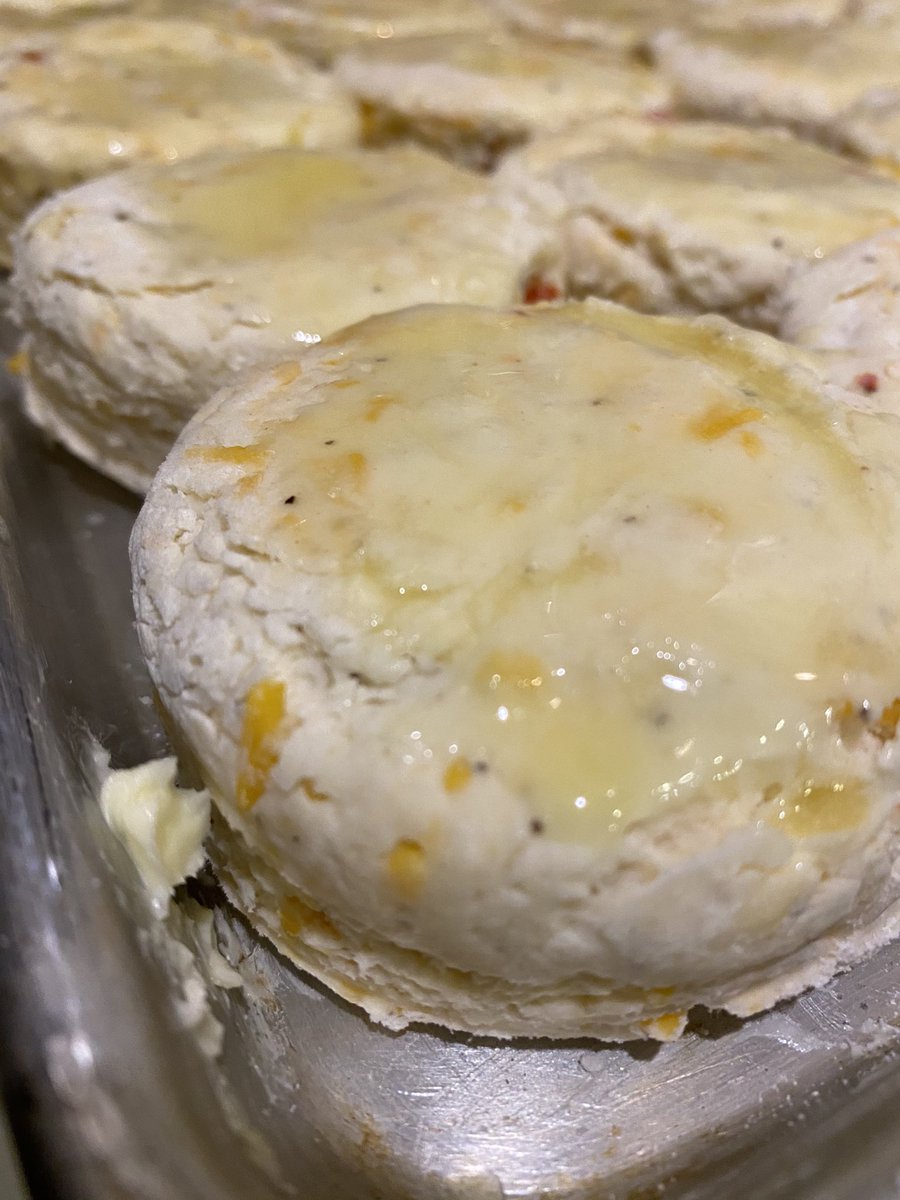thesaltedtable's tweet photo. Pimento cheese biscuits working. https://t.co/CS63oPTknW