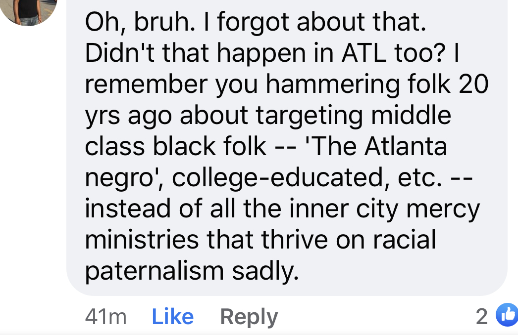 Yes, this is a known fact. I've been arguing for black-focussed projects again and again, for over two decades and anyone who's been around since the mid-1990s knows this. Also, multi-ethnic white leaders tend to have a poor understanding of the sociology of black culture.