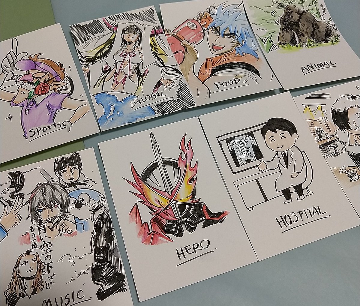 選び取りカード描いた
何故か色まで 