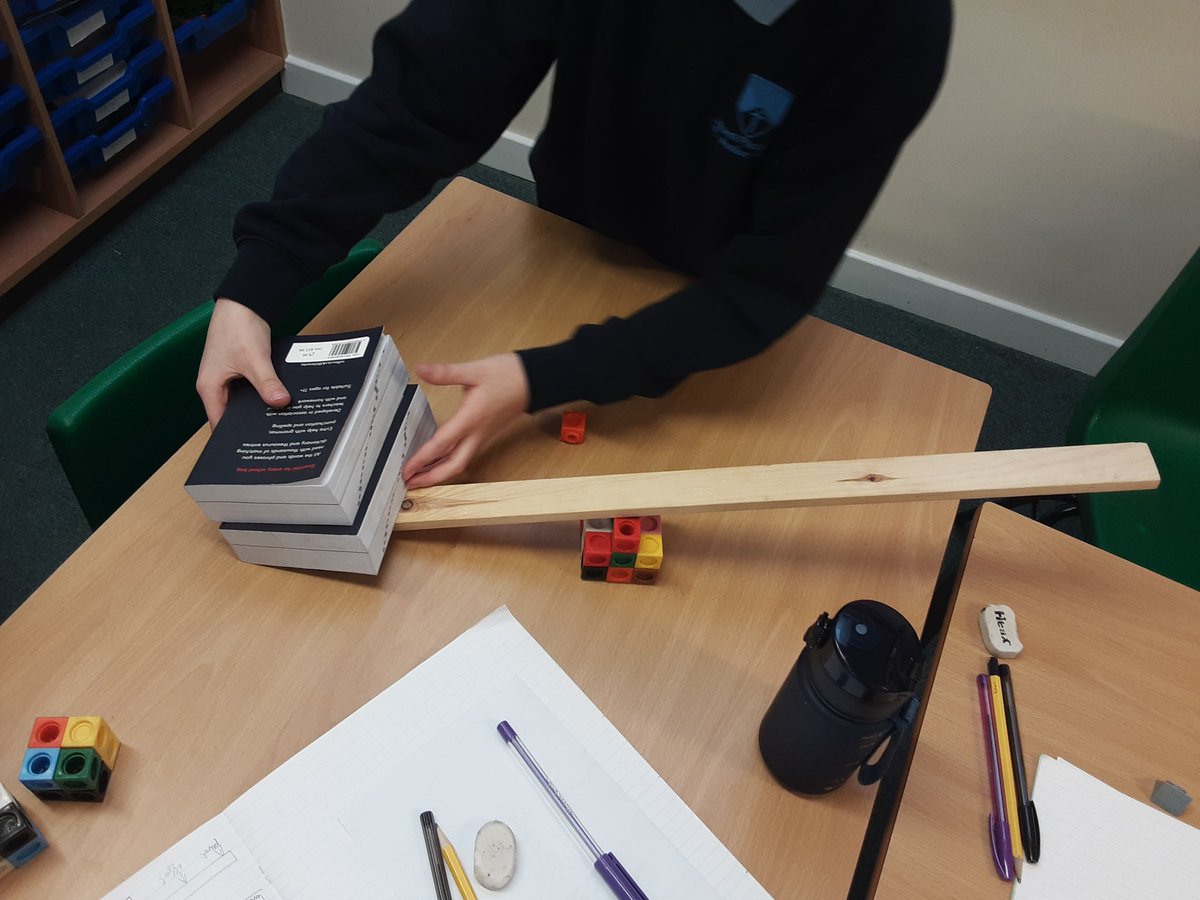 mountpljuniors's tweet photo. "Give me a lever long enough and a fulcrum on which to place it, and I shall move the world." - Archimedes. Class 7 are well equipped on how to move the world after exploring levers in today's science lesson #Science #TeamMPJS https://t.co/iTIZ2itDDn