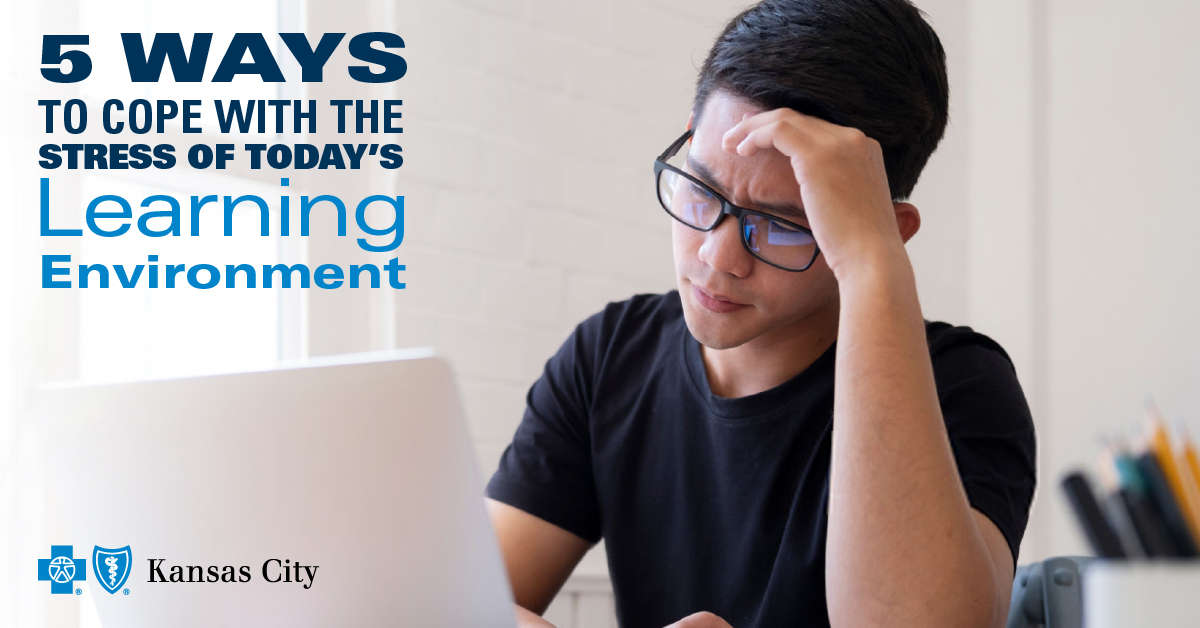 BlueKC's tweet photo. Is today’s academic environment impacting your child or student’s behavioral health? Head to The Blueprint to learn about 5 ways that you can support your online learners and find out how Mindful by Blue KC can help: https://t.co/n4CtQ2HUHf https://t.co/8iXiW2Jgst