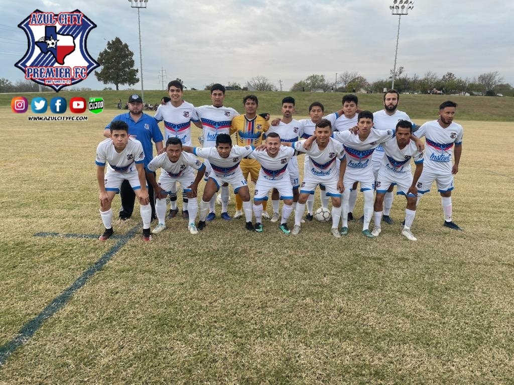 Azulcitypremier's tweet photo. Big 9 to 1 win tonight out in Temple vs Bell County.  We played strong against a team that didn't back down regardless of the score.  Our keeper MeMe came up with a big PK save.

Scores by:
Gonzales 4
Herrera "Diablo" 2
Jorge "El Niño" 1
Álvarez 1
Sanchez 1
#azulcityfc https://t.co/BYbloDwXul