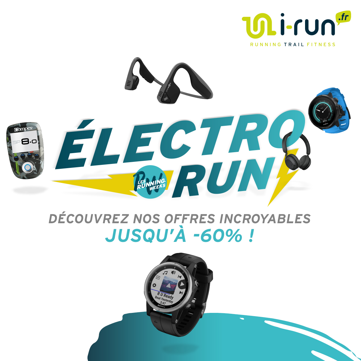 urun_fr's tweet photo. C'est le moment de compléter votre panoplie running par des "petits plaisirs" électroniques !!! 🤩😁
L'offre #electrorun a démarré aujourd'hui chez @iRunFr ! 🤗 https://t.co/kBMopfS4Un https://t.co/InOGyg2uCg