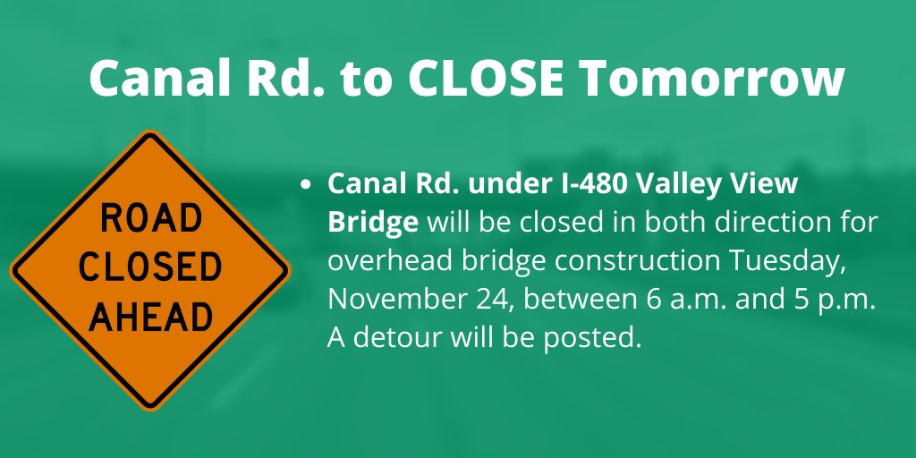 Cleveland, OH Road Conditions with Driving and Traffic Flow