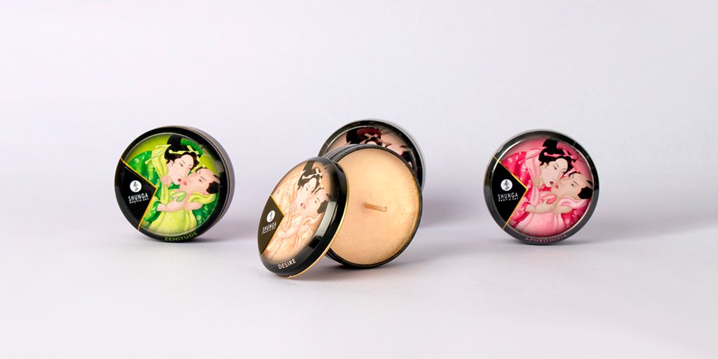 Cena a la luz de las velas con la fragancia afrodisíaca que elijas... vino para acompañar, un postre de chocolate y... espera a que la cera de estas velas se haya convertido en aceite, viértelo en tus manos y comienza a realizar un #masajesensual por el cuerpo de tu #pareja.