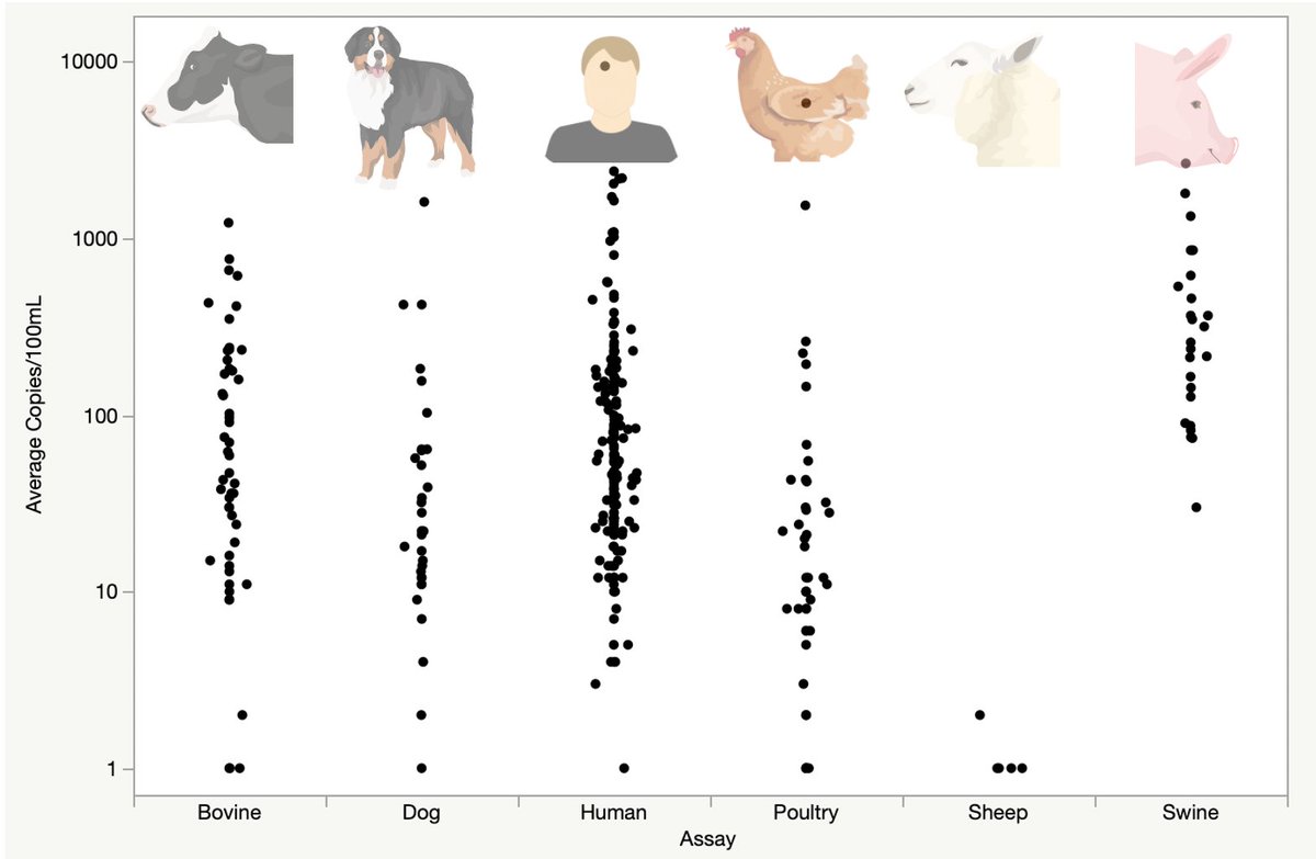 JonahVentures's tweet image. #sourcetracking fecal coliform in waters requires panels of tests. There often isn&apos;t just one source. Data from &amp;gt;200 samples across US. jonahventures.com/source-trackin…