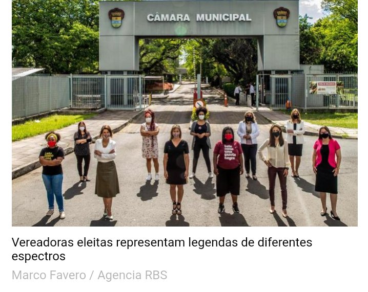 bertars's tweet photo. Câmara Municipal de #portoalegre terá 11 vereadoras mulheres #mulhernopoder https://t.co/NNbSuMxymi https://t.co/C83WAvc8iR