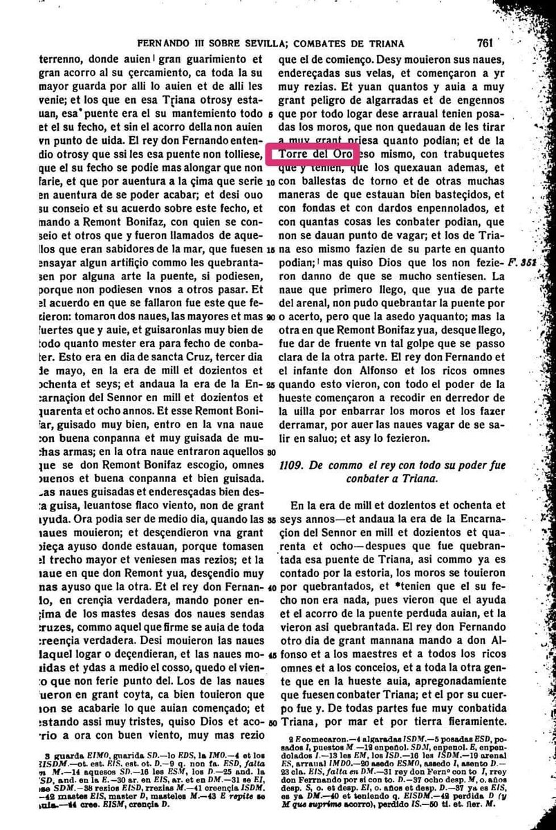 ⛔ BULO de <a href="/xaviboadavila/">XaviBoadaVila||*||🏳️‍🌈</a>. "Durante siglos en Sevilla llegaron... barcos repletos de oro..., tantos que se vieron obligados a construir una fortaleza... Torre del Oro."

❌ FALSO: Llamada así desde la época almohade, Alfonso X la cita en la conquista de la ciudad. Tenía otro uso.
