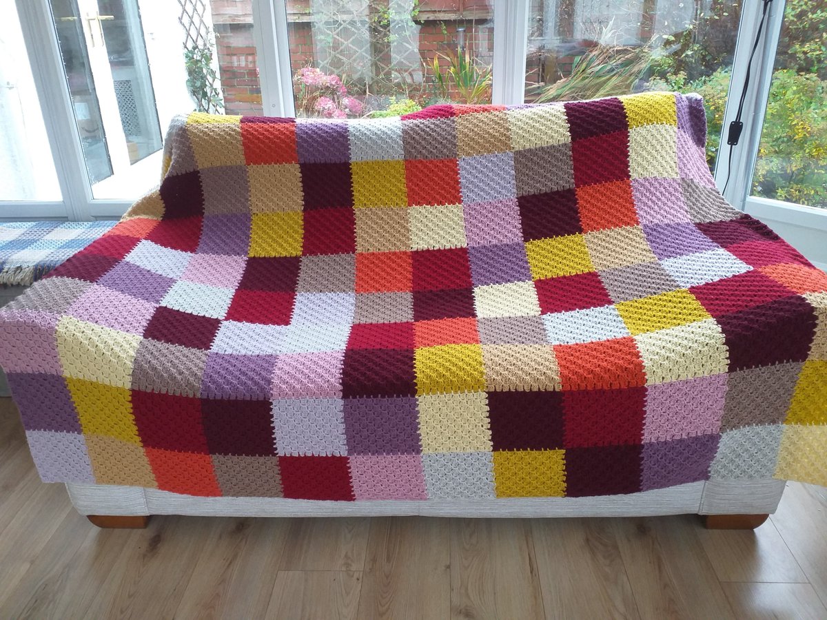 PamRudge's tweet photo. Tadaaa! 💜THANK YOU!!💜 to all who supported my latest hats and blanket fundraising venture. A whopping £665 raised for @alzscot . . . .now time to give the needles a rest 🥰 #stylecraftyarn #crochet #knitting https://t.co/nNIlTS2UKS