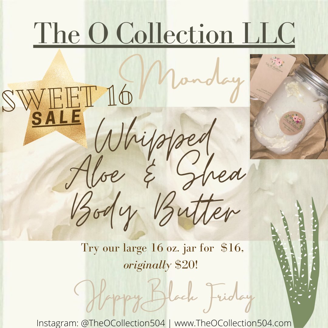theocollection's tweet photo. ✨ Black Friday Sales HAPPENING NOW #TapIn #Sales #NaturalSkincare #WhippedBodyButter #BlackFriday2020 

https://t.co/5YFnFkEUIE https://t.co/2IaT1UPCob