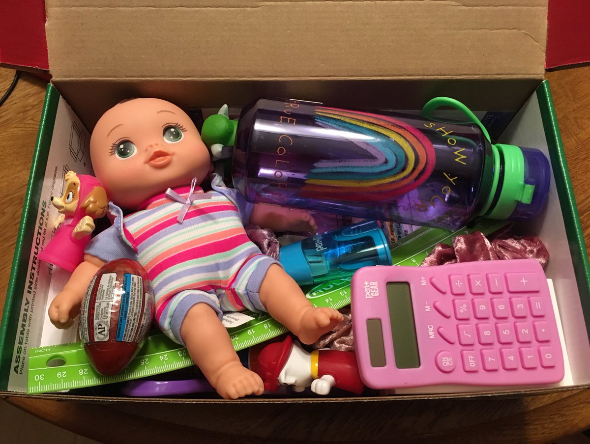 JellyJeanJess's tweet photo. Operation Christmas Child shoeboxes are due today! Our Awana group packed a few, along with our own kids. I think this is 12 years in a row for us!  #operationchristmaschild https://t.co/joTklJsVBg