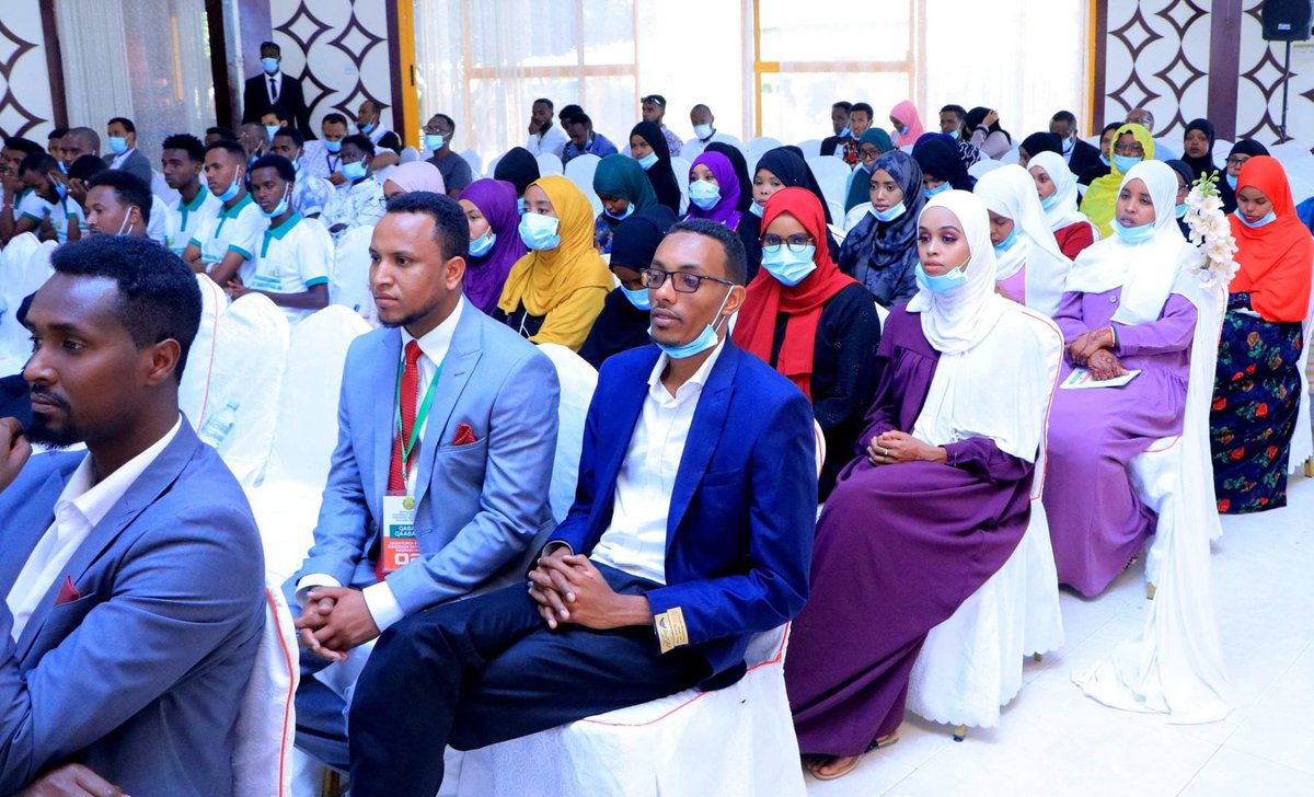 MoPCASL's tweet photo. Today, the President of the Republic of Somaliland, HE @musebiihi,  launched the National Civic Education programme for higher education institutions which was initiated by @MoPCASL in collaboration with @moe_somaliland. https://t.co/X3wBEsKwC4
