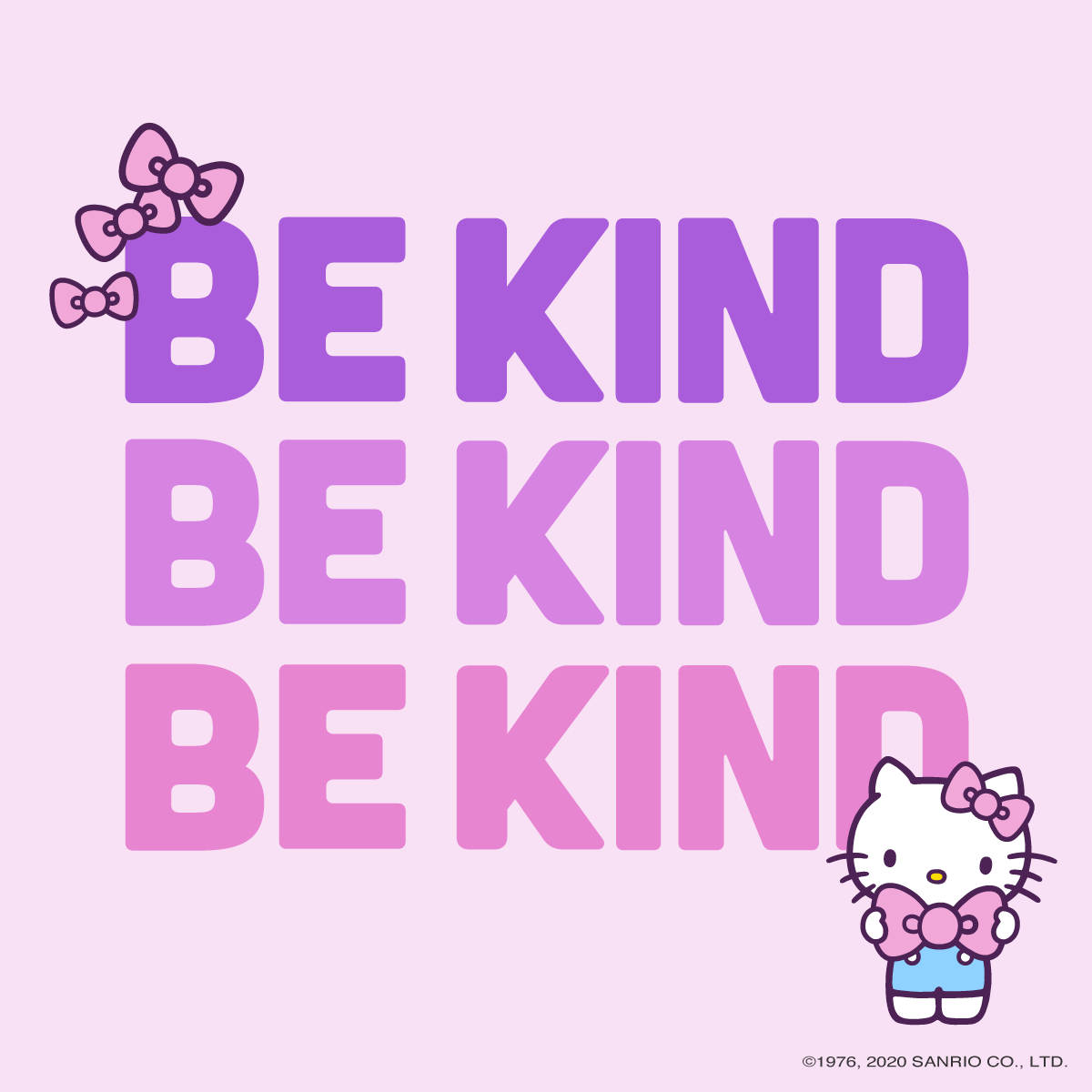 sanrio's tweet photo. Always be kind 🌈💕#MondayMotivation⁠ https://t.co/3dJtqlbj6f