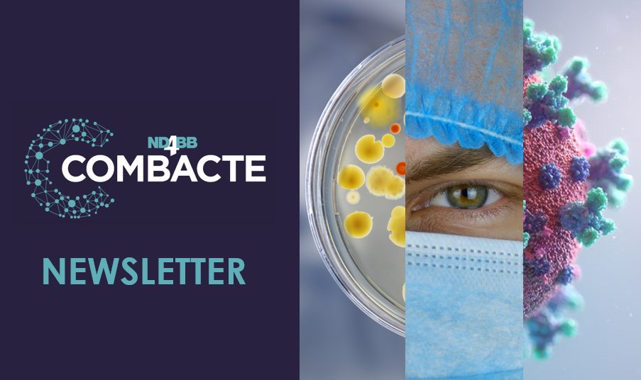 COMBACTE's tweet photo. Since 2014 #COMBACTE has released 52 Newsletters with news on the progress of our studies & projects on different aspects of #AntimicrobialResistance. Don't miss a beat, join our newsletter! https://t.co/M30STSPuGr @IMI_JU @ESCMID @EFPIA @ECDC_EU #WAAW2020 #clinicaltrials https://t.co/sZQYf7AXwB