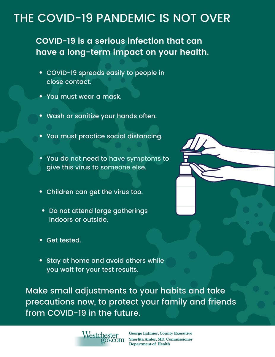 westchestergov's tweet image. COVID-19 Safety Tips
