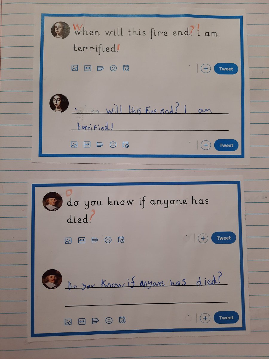 _Mrs_James_'s tweet photo. Palm Class have been busy today learning how to punctuate sentences using tweets, using speech marks and writing in the past tense. @MaesYMynydd #CurriculumForWales #AmbitiousCapableLearners #Education #Year4 #TeacherTwitter #Writing #ClassGoals #Challenge https://t.co/9cnQElYC4Q