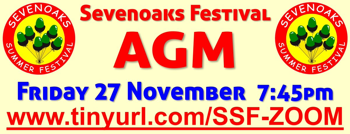 Notice of AGM Meeting to be held via ZOOM on
Friday 27 November at 7.45pm
us02web.zoom.us/j/83343713042...
Meeting ID: 833 4371 3042 Passcode: 478302
