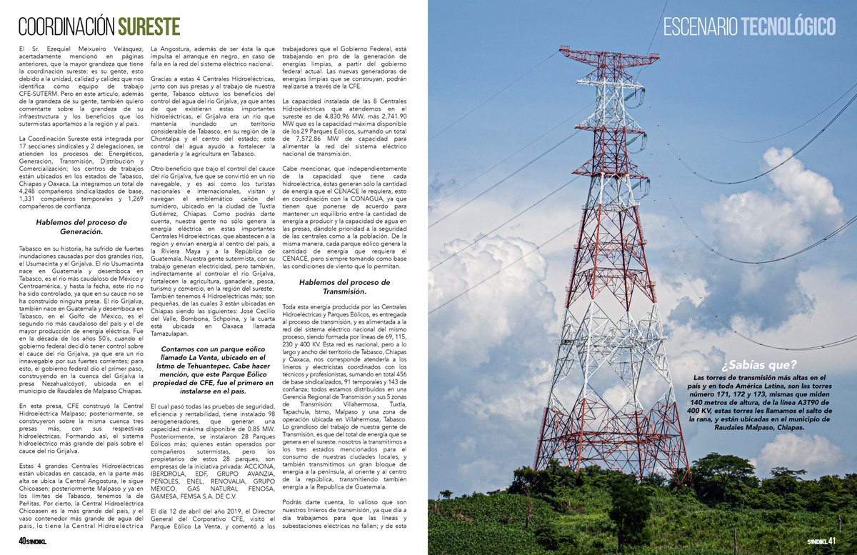 SUTERM_NACIONAL's tweet photo. Conoce un poco más de la Coordinación Sureste, parte de la cuarta edición de nuestra Revista S1NDIKL #SUTERMporMEXICO #SiempreSUTERM #YoSoySUTERM #SUTERMenlaRed #S1NDIKL  https://t.co/0CGFsn9ZSg https://t.co/oeNGB2vus7