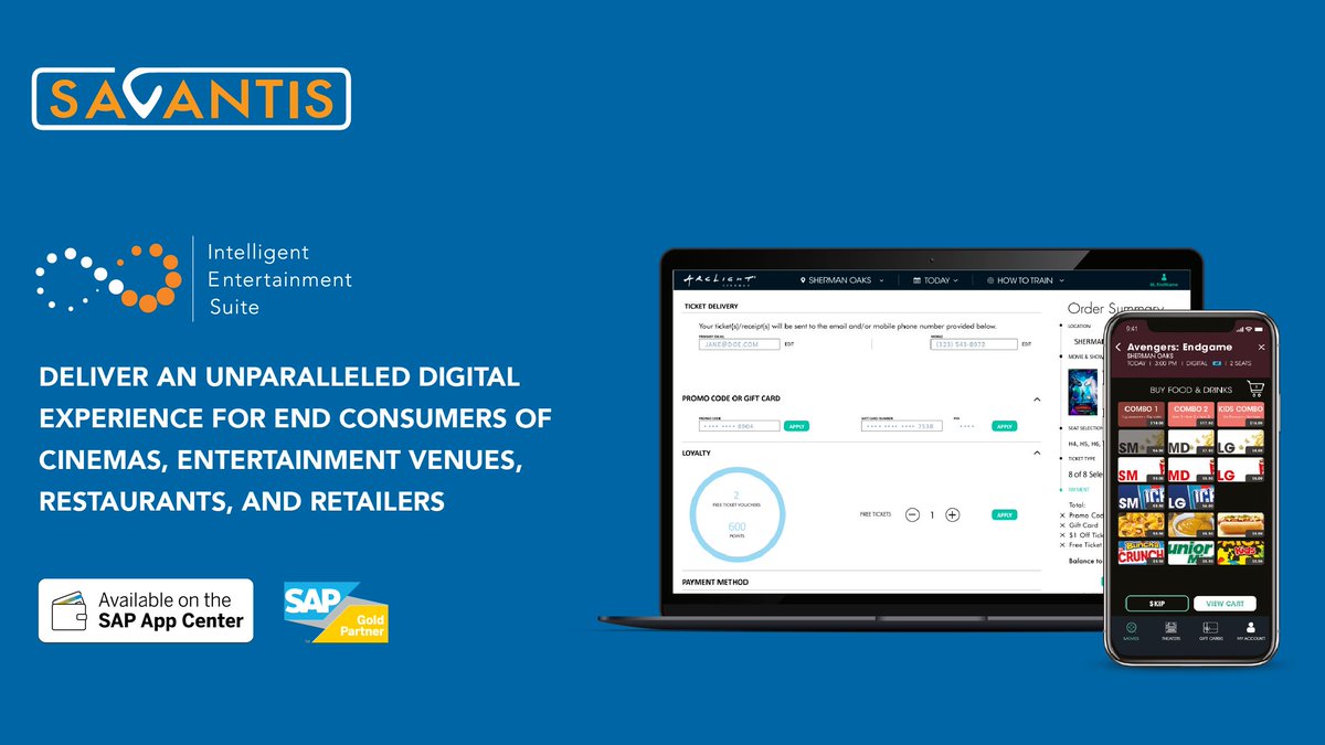 SavantisLLC's tweet photo. IES delivers a broad range of benefits: scalability, ease of integration w/ existing solutions, personalized capabilities, real-time #businessintelligence metrics, & rapid implementation. https://t.co/4keSUC83Ny
#Savantis #SAP #omnichannel #CustomerExperience #digital #cloud https://t.co/9fBF4DfxQb