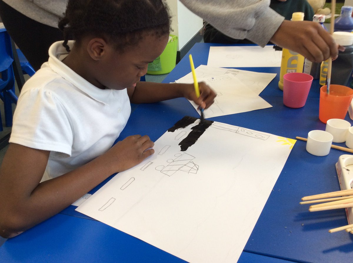 BridgeleaSchool's tweet photo. This week we are learning about #RoadSafetyWeek2020 and our children have worked as a team, painted a continuous road with a lollipop lady, traffic lights , zebra and cyclists! As well as cars too! @mcrhealthysch @roadsafety #semh #achieve #communitysafe https://t.co/uxaT1lTnyn