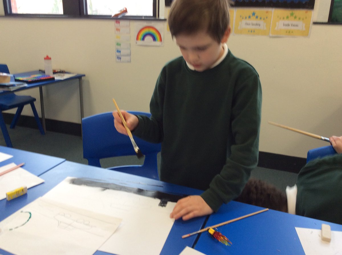 BridgeleaSchool's tweet photo. This week we are learning about #RoadSafetyWeek2020 and our children have worked as a team, painted a continuous road with a lollipop lady, traffic lights , zebra and cyclists! As well as cars too! @mcrhealthysch @roadsafety #semh #achieve #communitysafe https://t.co/uxaT1lTnyn