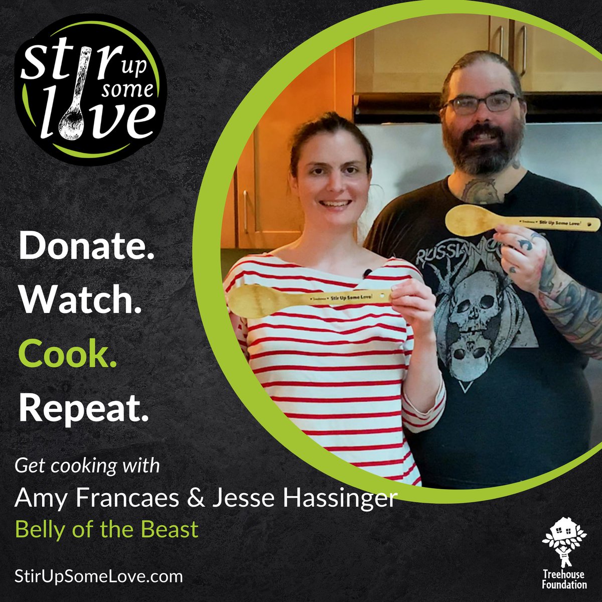 Treehouse_Fdn's tweet photo. We come to you this Thanksgiving week featuring Belly of the Beast in Northampton! Their episode will release one day early, so hurry and donate now to be able to watch it first thing the day before Thanksgiving!#StirUpSomeLove https://t.co/Wrj9b76WhG https://t.co/RafL1YBoaQ