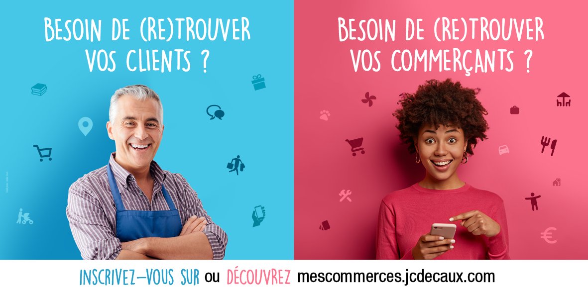 JCDecaux lance « Mes commerces », une solution gratuite pour les commerçants fermés proposant de la vente à emporter jcdecaux.fr/communiques-de…
