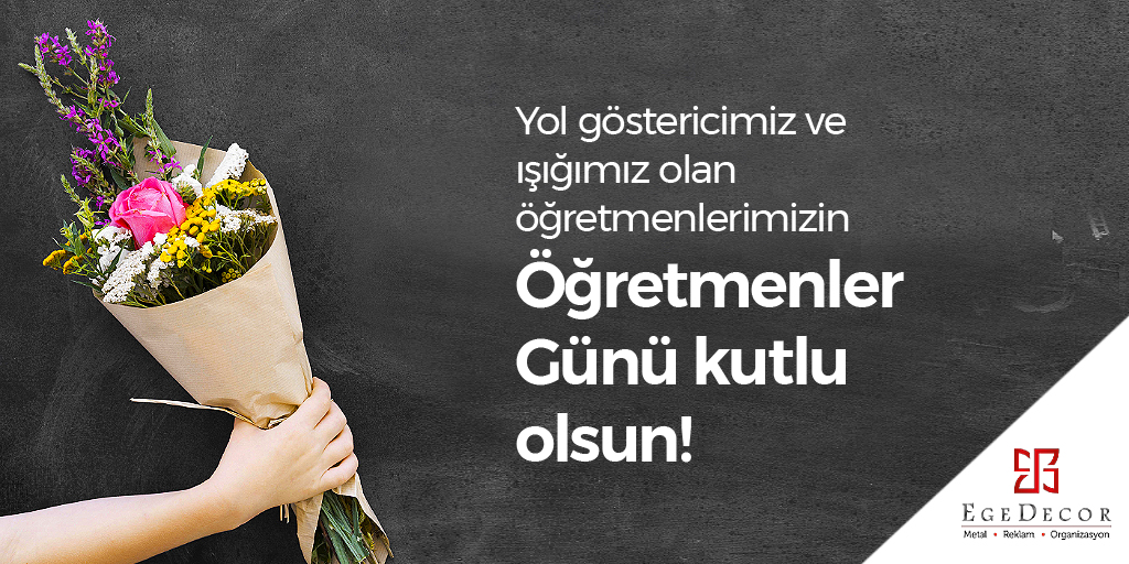 EgeDecorMetal's tweet photo. Yol göstericimiz ve ışığımız olan öğretmenlimizin Öğretmenler Günü kutlu olsun! #24kasımöğretmenlergünü #24kasım #öğretmenlergünü #egedecor https://t.co/5Ju013qIkM